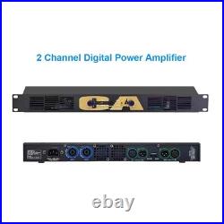 2 Channel Digital Power Amplifier 1800W Class-D Stage Karaoke Bridge Function