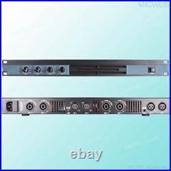 4 Channel 1U Digital Power Amplifier 5200W PEAK 4 x 650W Output High Power AMP