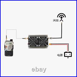 80W UHF/VHF RF Power Amplifier AMP XDT-UVPA70 For Two Way Radios Walkie Talkie