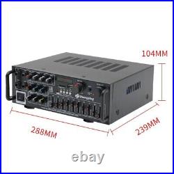 AV-999BT 200W+200W Professional Digital ECHO Mixer Power Amplifier Power Amp
