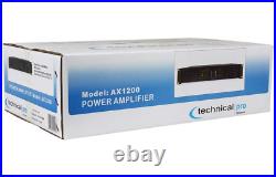 AX1200 1200 Watt 2-Channel Amplifier 2U Rack DJ Power Amp