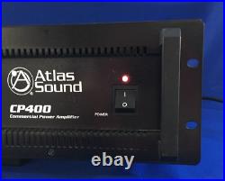 Atlas Sound Commercial Power Amplifier CP400 Amp Dual Channel 400W