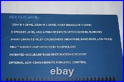 AudioControl LC-6.1200 High-Power 1200W 6-Channel Amplifier with AccuBass Amp NEW