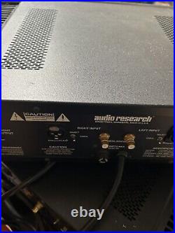Audio Research D200 D 200 Stereo Amplifier Rare Silver Stereo Power Amp CLEAN