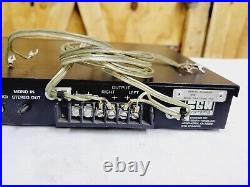 BGW Model 85 Broadcast Power Amp Amplifier 1 Rack Space XLR Inputs 35W per Ch
