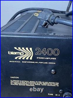 BiAmp Systems Professional Stereo Power Amplifier 2400
