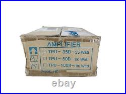 Bogen TPU-100B Power Amplifier Stereo Receivers Audio Mixer Audio Receiver Amp