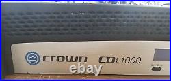 Crown CDi 1000 Professional Power Amplifier 2 / Two Channel AMP