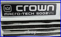 Crown Macro-Tech 5002VZ Power Amp #0005 (One)THS