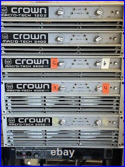 Crown Macro-tech 5002vz 2ch Power Amp