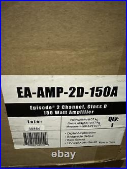 Episode Ea-amp-2d-150a 150w X 2 Channel Stereo Audio Power Amplifier Amp