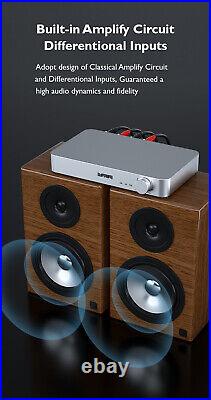 HiFi Digital Audio Amplifier Phono Amp Class D Home Stereo Power Amp 80W+80W