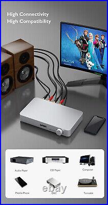 HiFi Digital Audio Amplifier Phono Amp Class D Home Stereo Power Amp 80W+80W