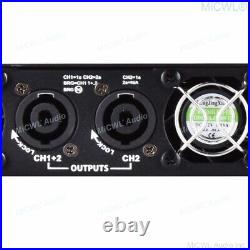 High Power Amplifier 9200W 4 Channel Digital AMP For Stage Karaoke Speaker