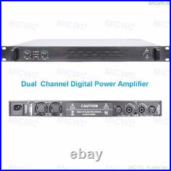 MiCWL 5200W Digital Power Amplifier 4 Channel Audio Speaker AMP Amplifier 2600W
