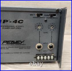 Peavey IP-4C 2 Channel Stereo Power Amp Amplifier 250 Watts x2 Tested Working