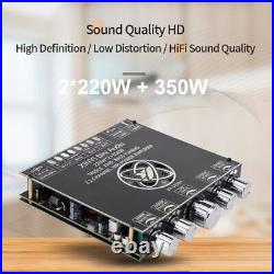 Power Amplifier Board 2.1 Ch Class D USB Sound Card Audio Stereo Equalizer Amp