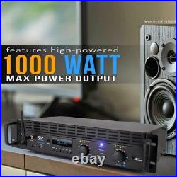 Pyle Bluetooth Pro Audio Power Amplifier-2000 Watt 2-Channel Pro Audio Amplifier