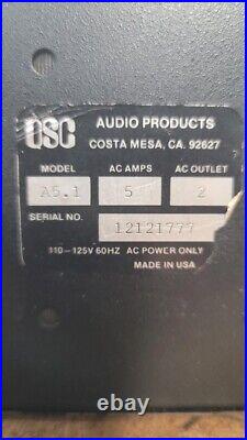 QSC A 5.1 120 watt pro power amp. Nice amp. Manuals