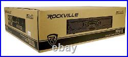 Rockville RPA12 5000w Peak/1400w RMS 2 Channel Power Amplifier Pro/DJ Amp+Cables
