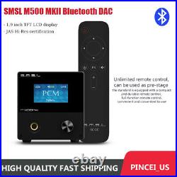 SMSL M500 MKII Bluetooth DAC Headphone Amplifier USB DAC for Power Amp Speakers