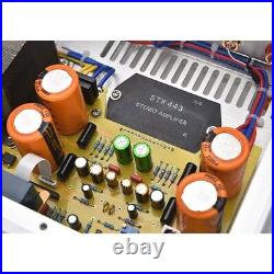 STK443 Class AB Power Amplifier HIFI Thick Film Power Amp 25Wx2 Dual Meter pe66
