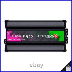 Stetsom DB 8000 1 Ohm Digital Bass Amplifier 8K Power Car Amp 3-5 Day Delivery