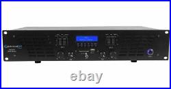 Technical Pro AX5000 5000 Watt 2 Channel 2U DJ Power Amplifier w USB, SD, EQ