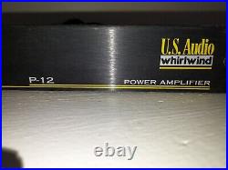 U. S Audio / Whirlwind P-12 2CH Power AMP Amplifier FREE SHIPPING
