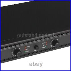 X350 350Wx2 220V 1U Slim Digital Power Amplifier Home Power Amp with Black Panel