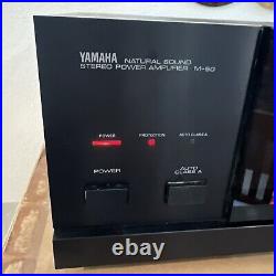 Yamaha M-60 Natural Sound Power Amplifier